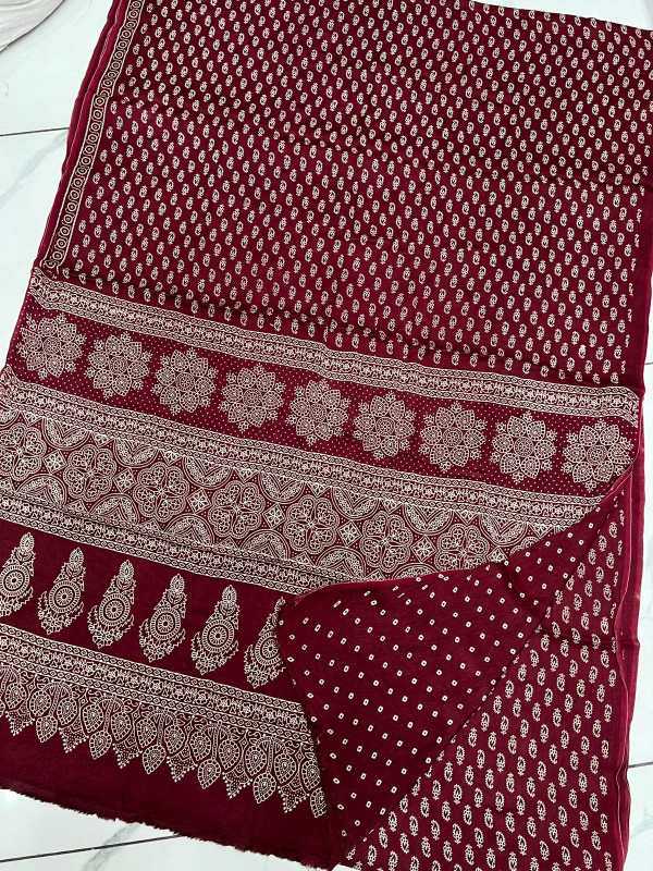 Gajji Silk Designer Saree
