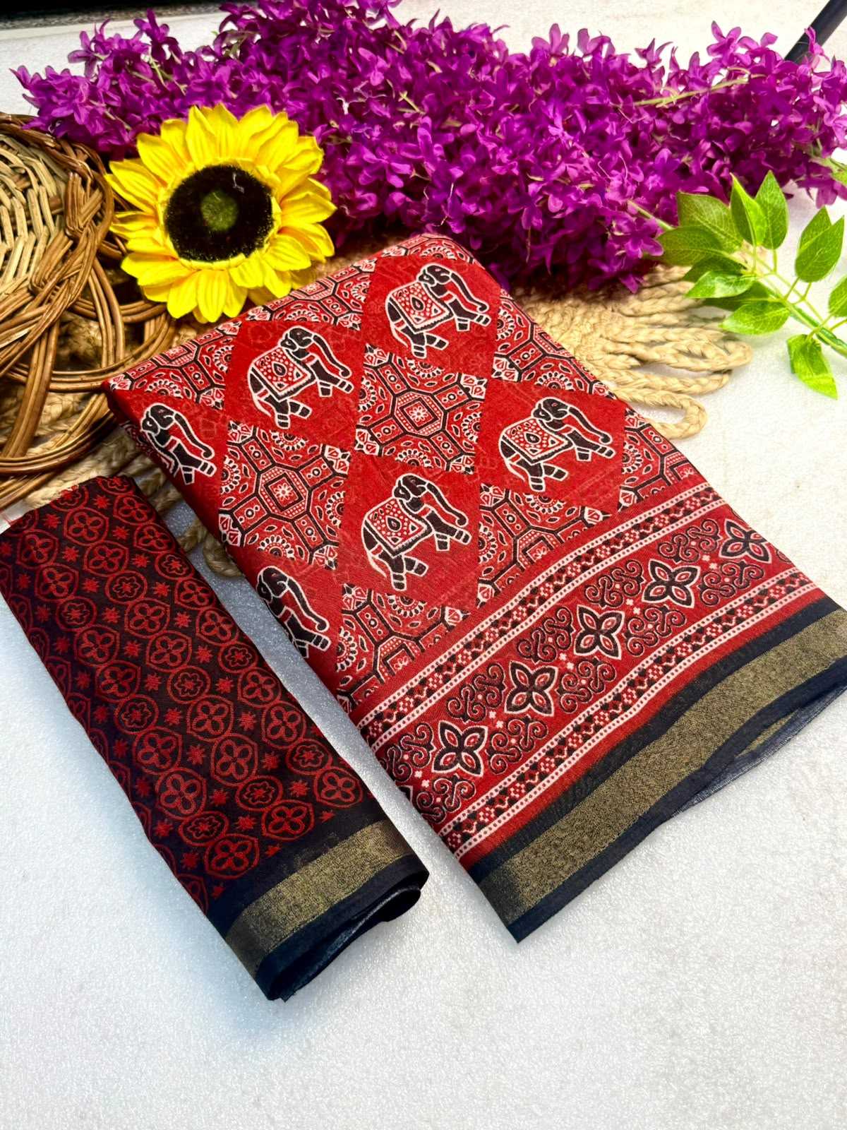Cotton Fancy Saree