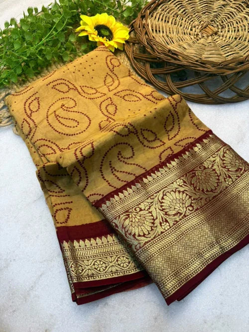 Soft Cotton Silk Heavy Saree