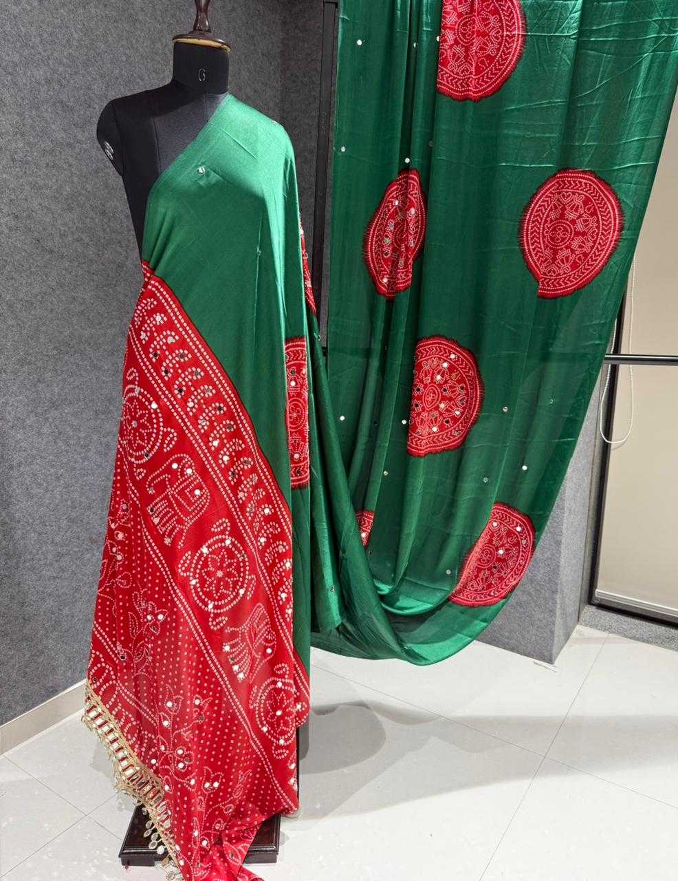 Ajrakh Saree