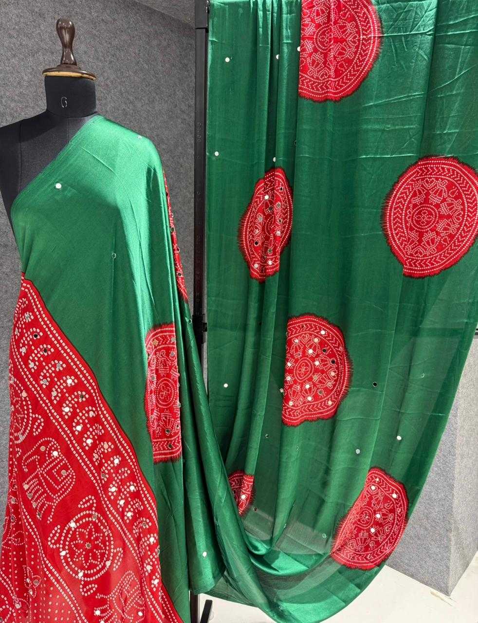 Ajrakh Saree
