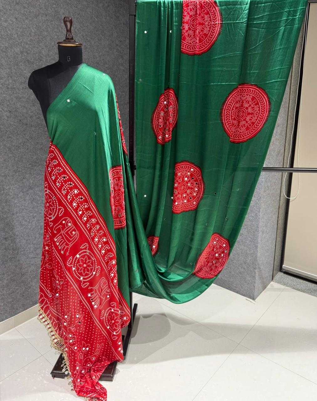 Ajrakh Saree