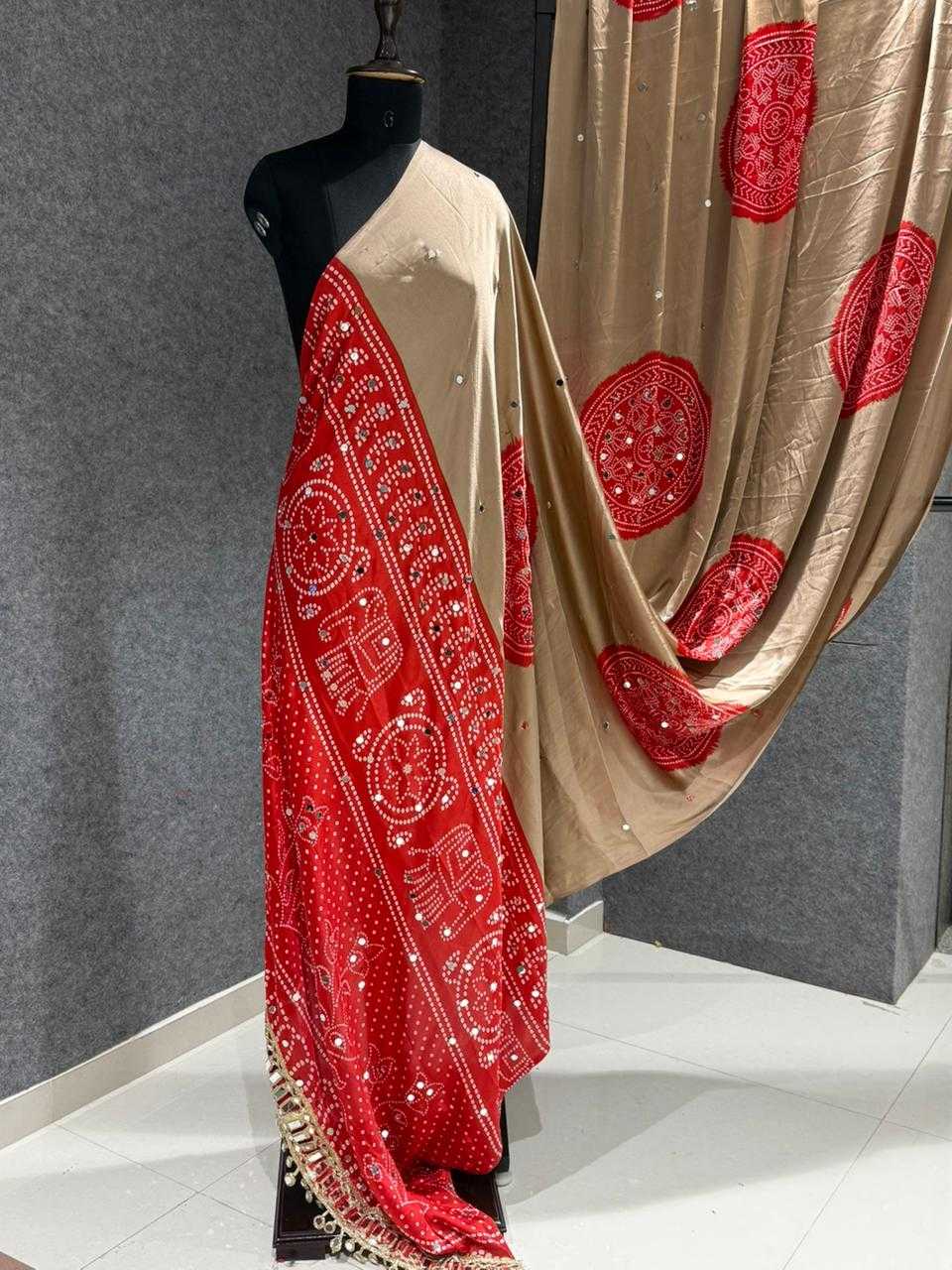 Ajrakh Saree