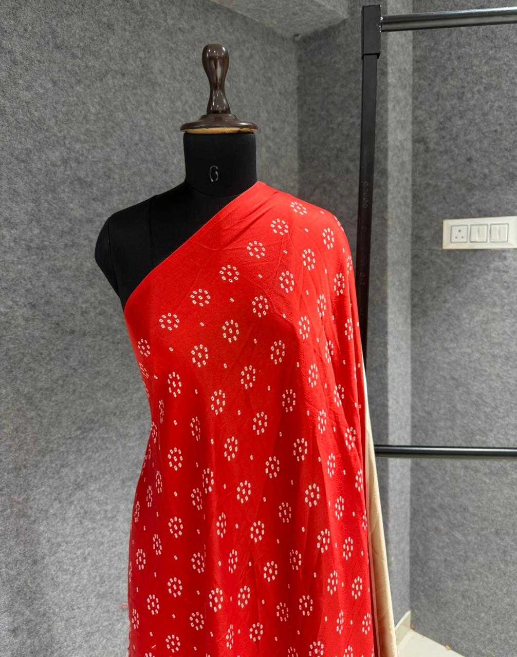 Ajrakh Saree