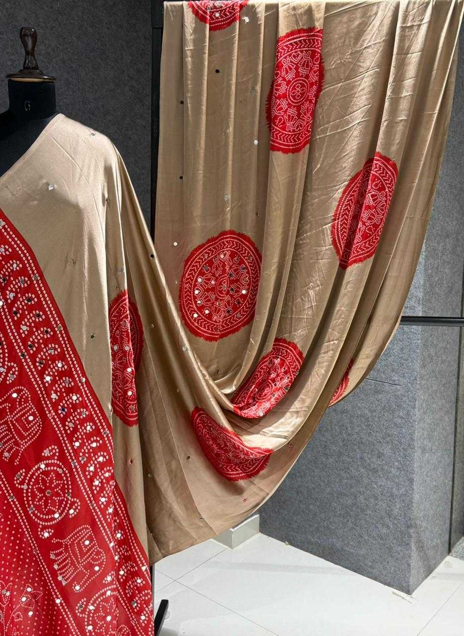 Ajrakh Saree