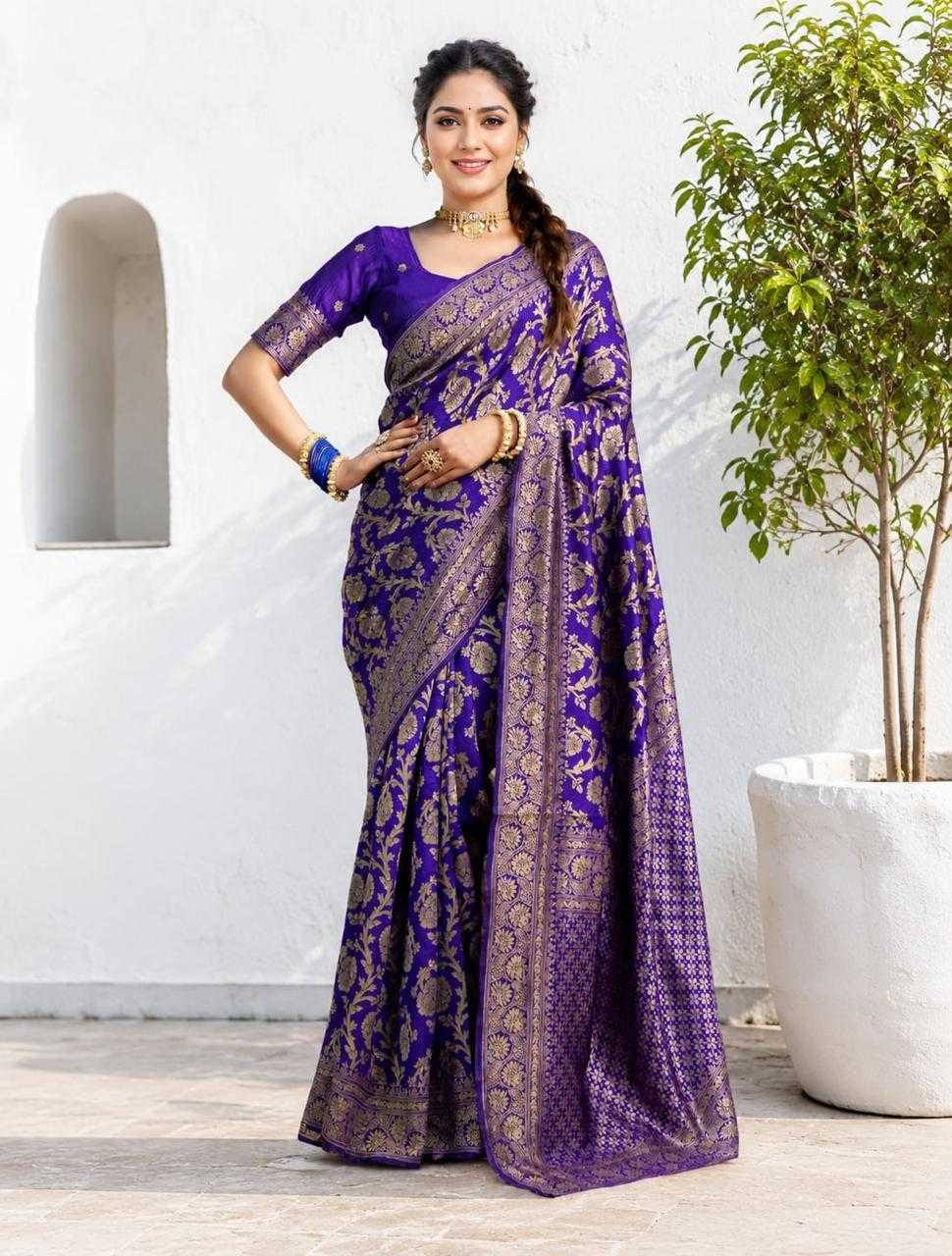 Lichi Silk Banarasi Saree