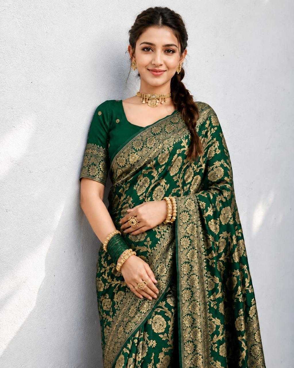 Lichi Silk Banarasi Saree