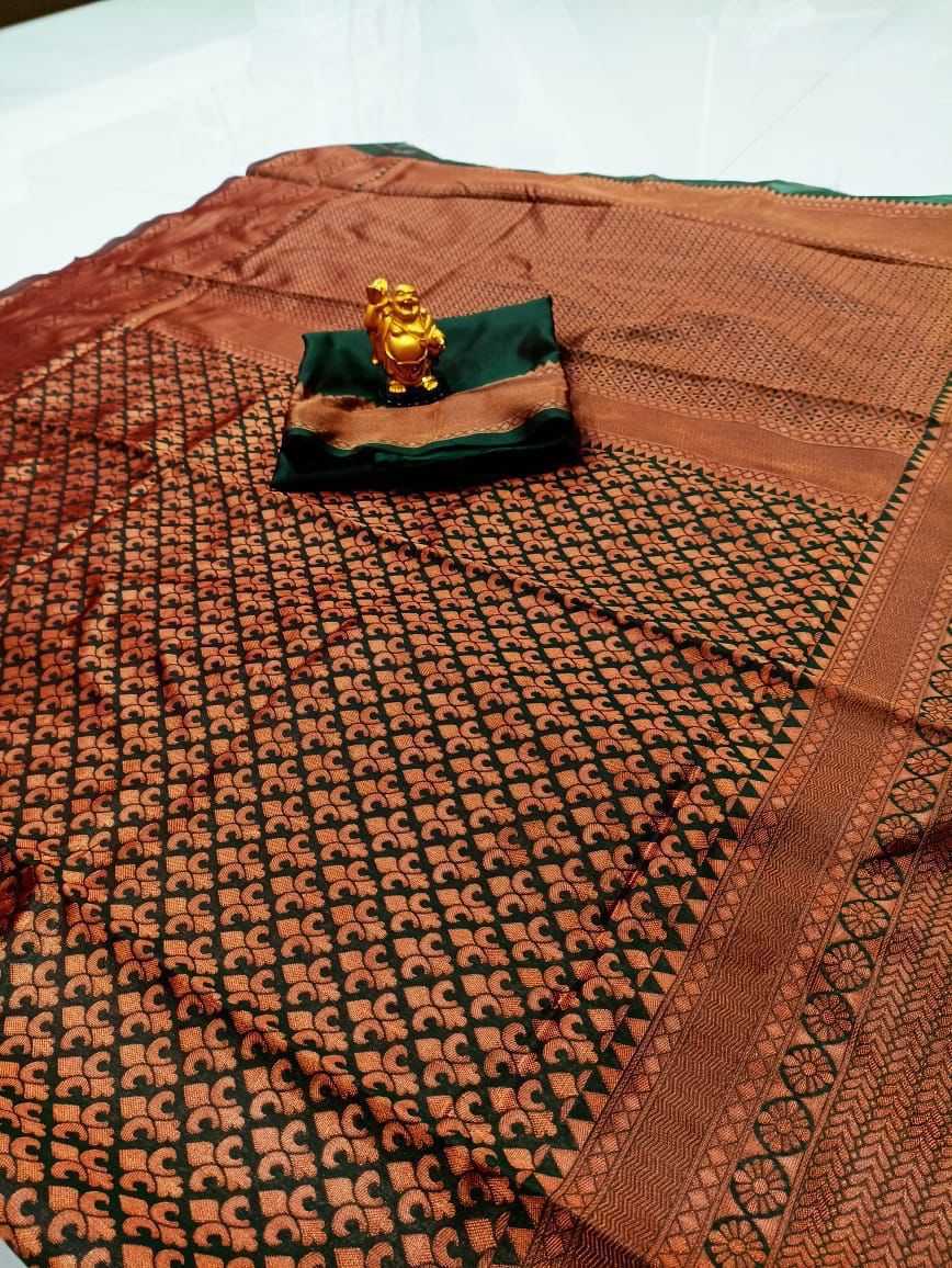 Lichi Silk Banarasi Saree