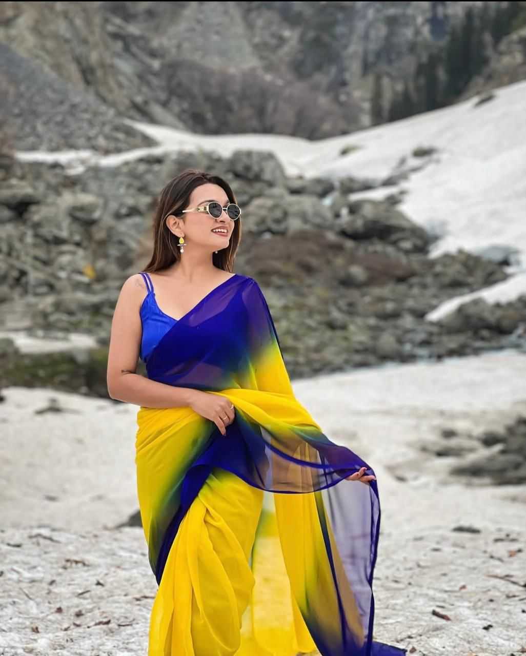 Georgette Party Wear Saree