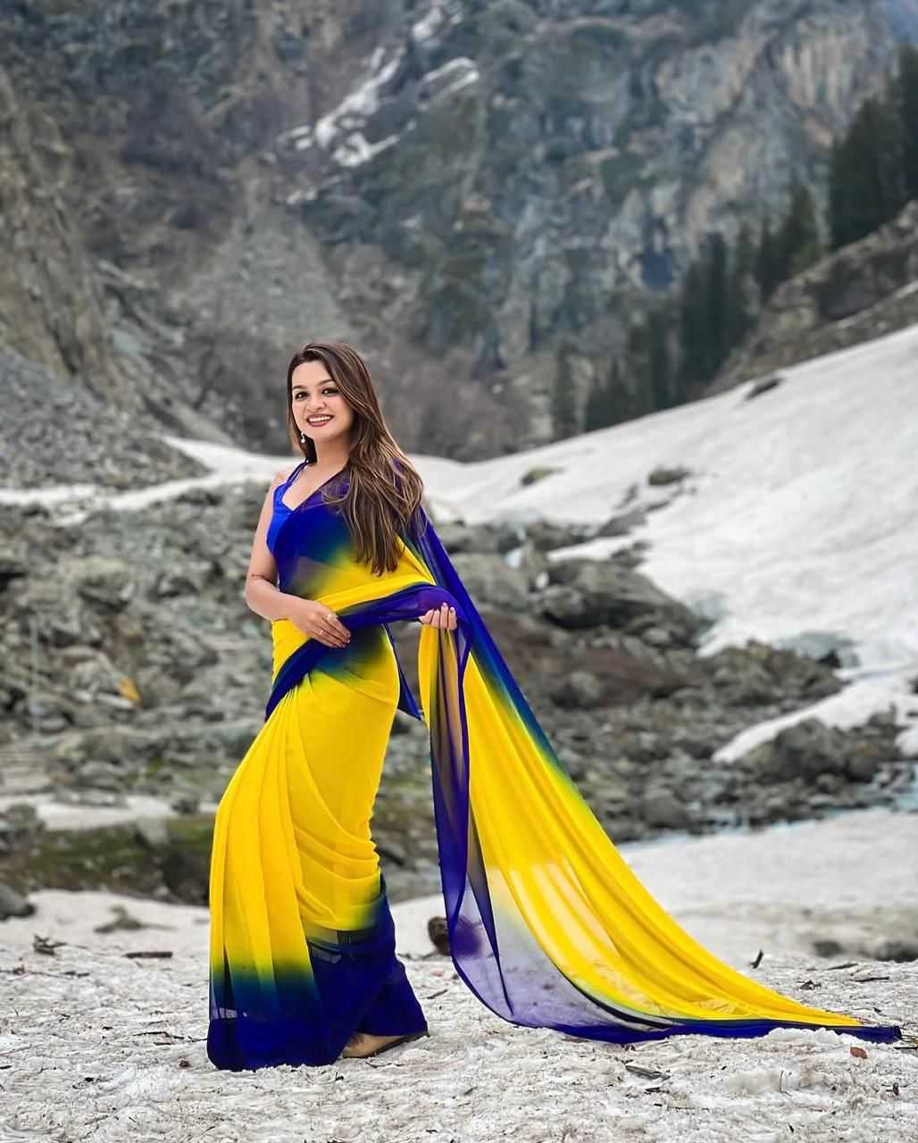 Georgette Party Wear Saree