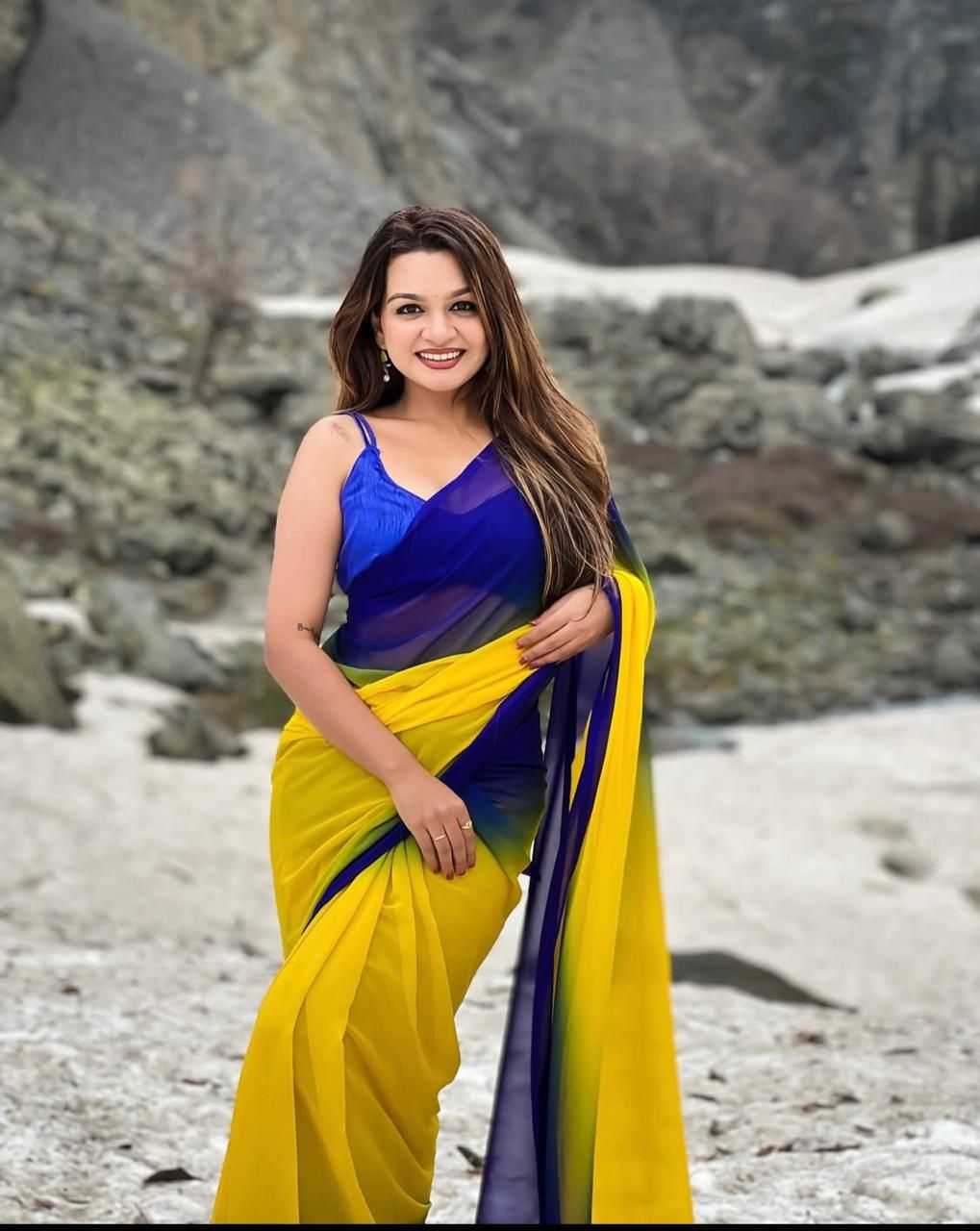 Georgette Party Wear Saree