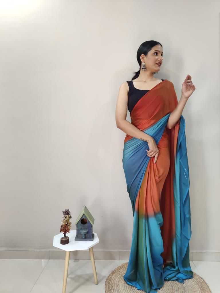 Nylon Designer Saree