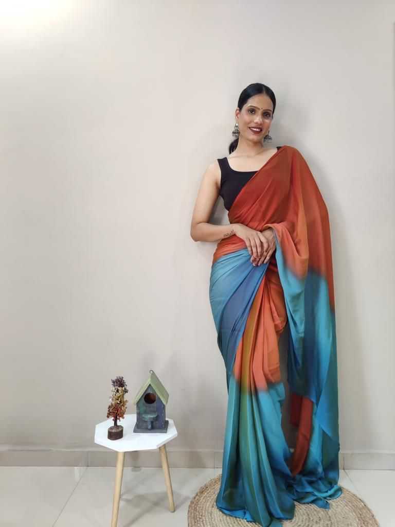 Nylon Designer Saree