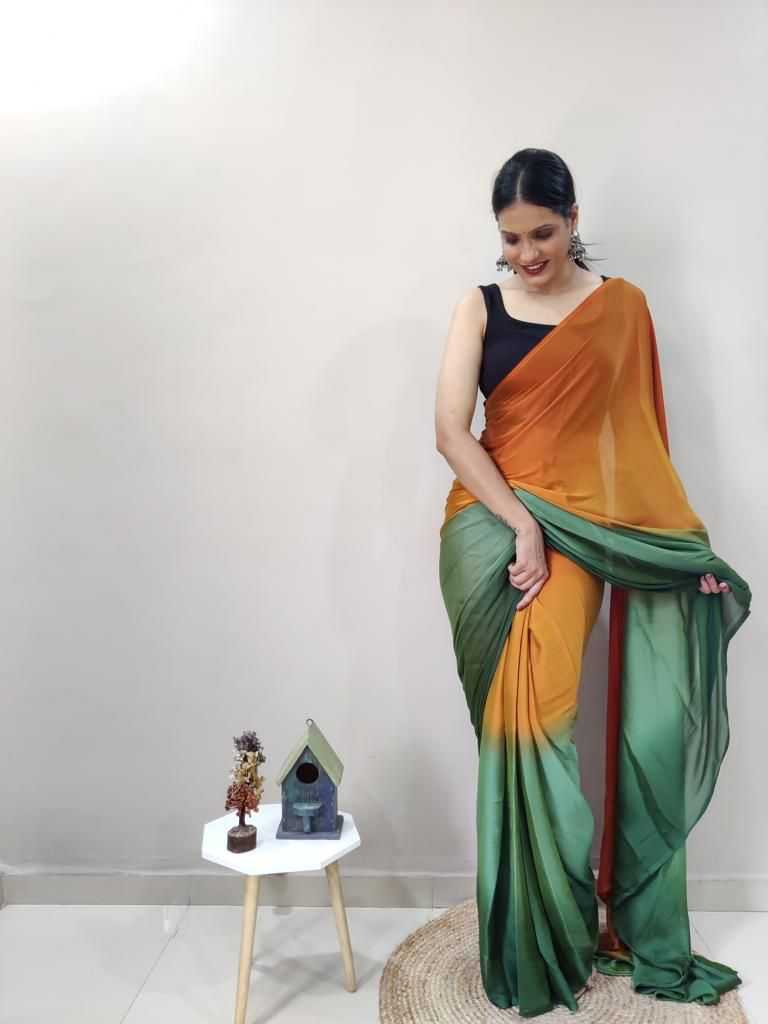Nylon Designer Saree