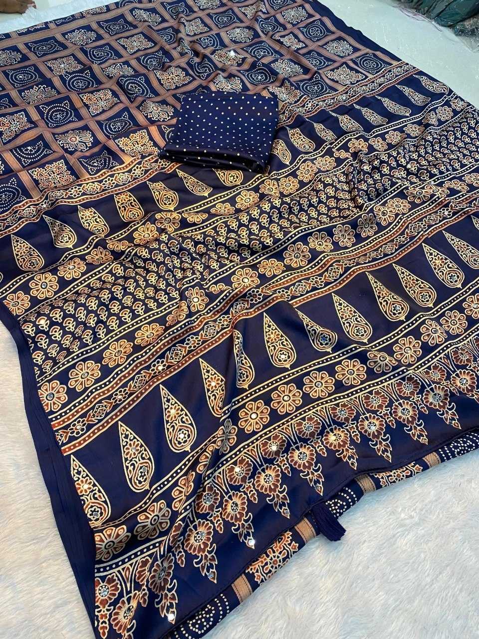 Satin Printed Saree