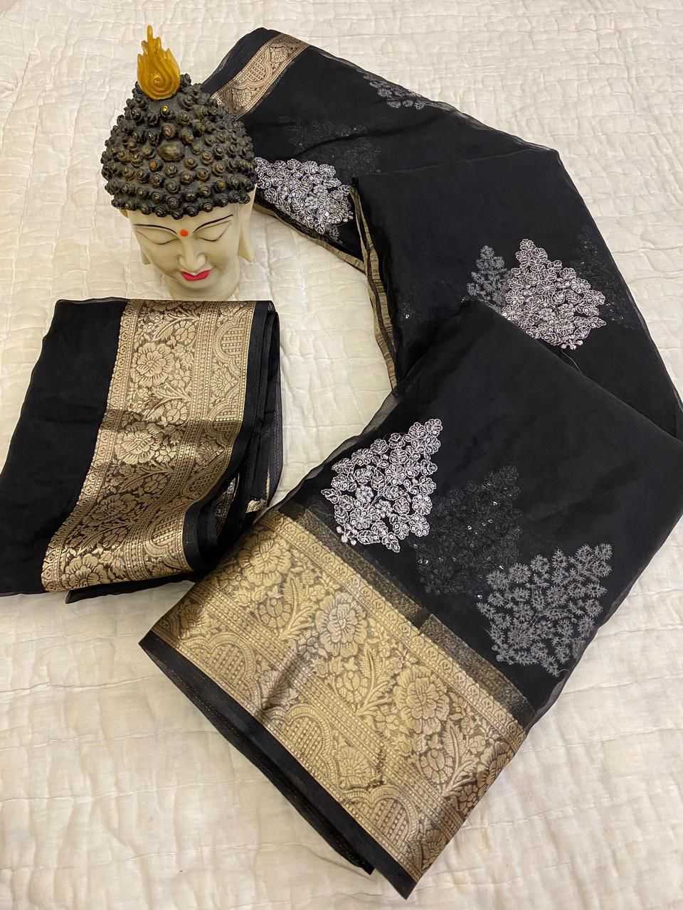 Jacquard Silk Sarees For Weddings