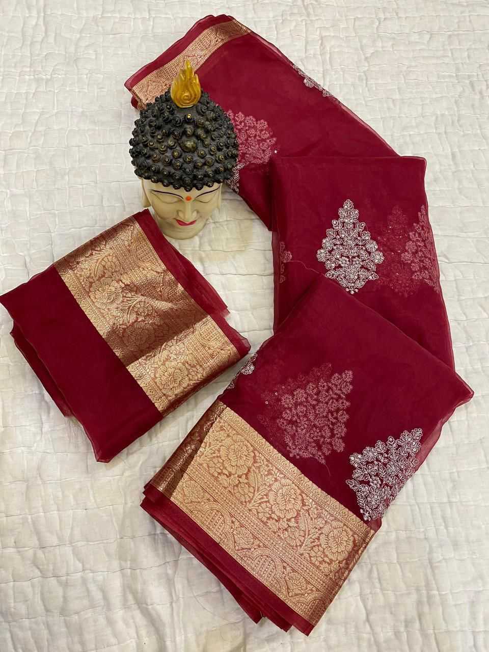 Jacquard Silk Sarees For Weddings