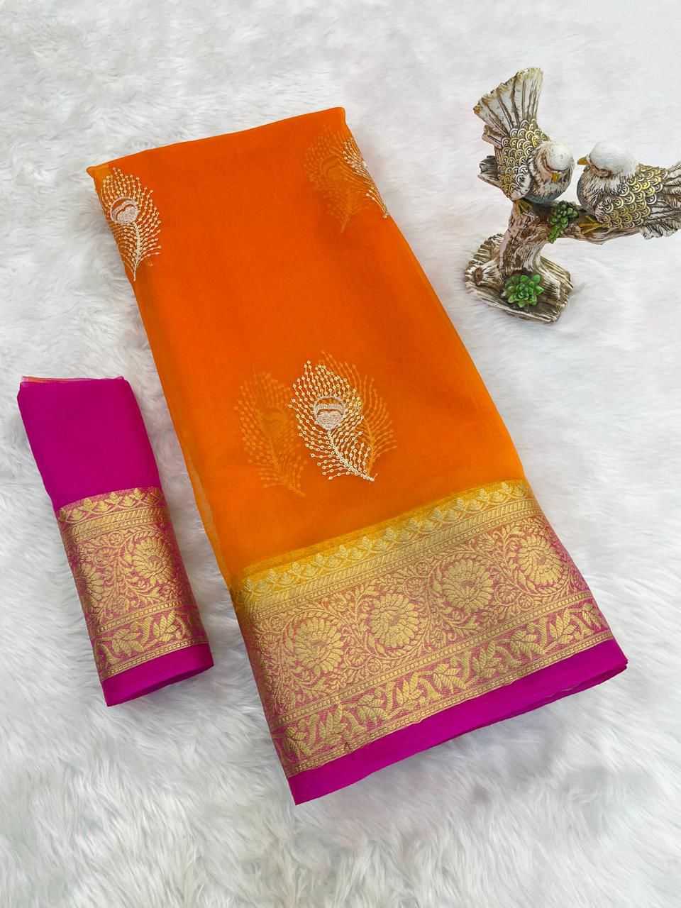Jacquard Saree