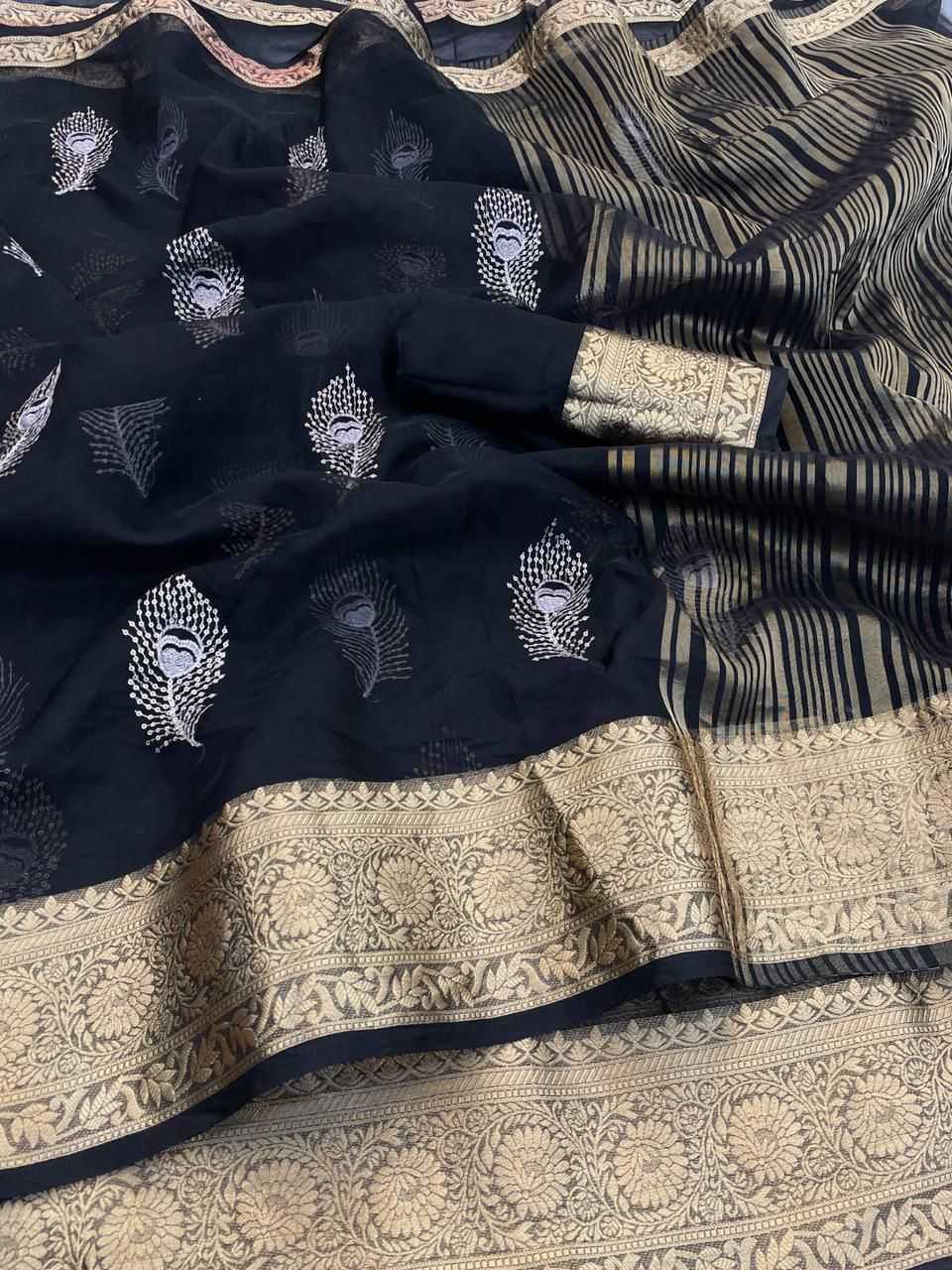 Jacquard Saree