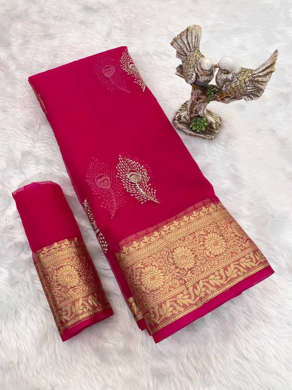 Jacquard Saree