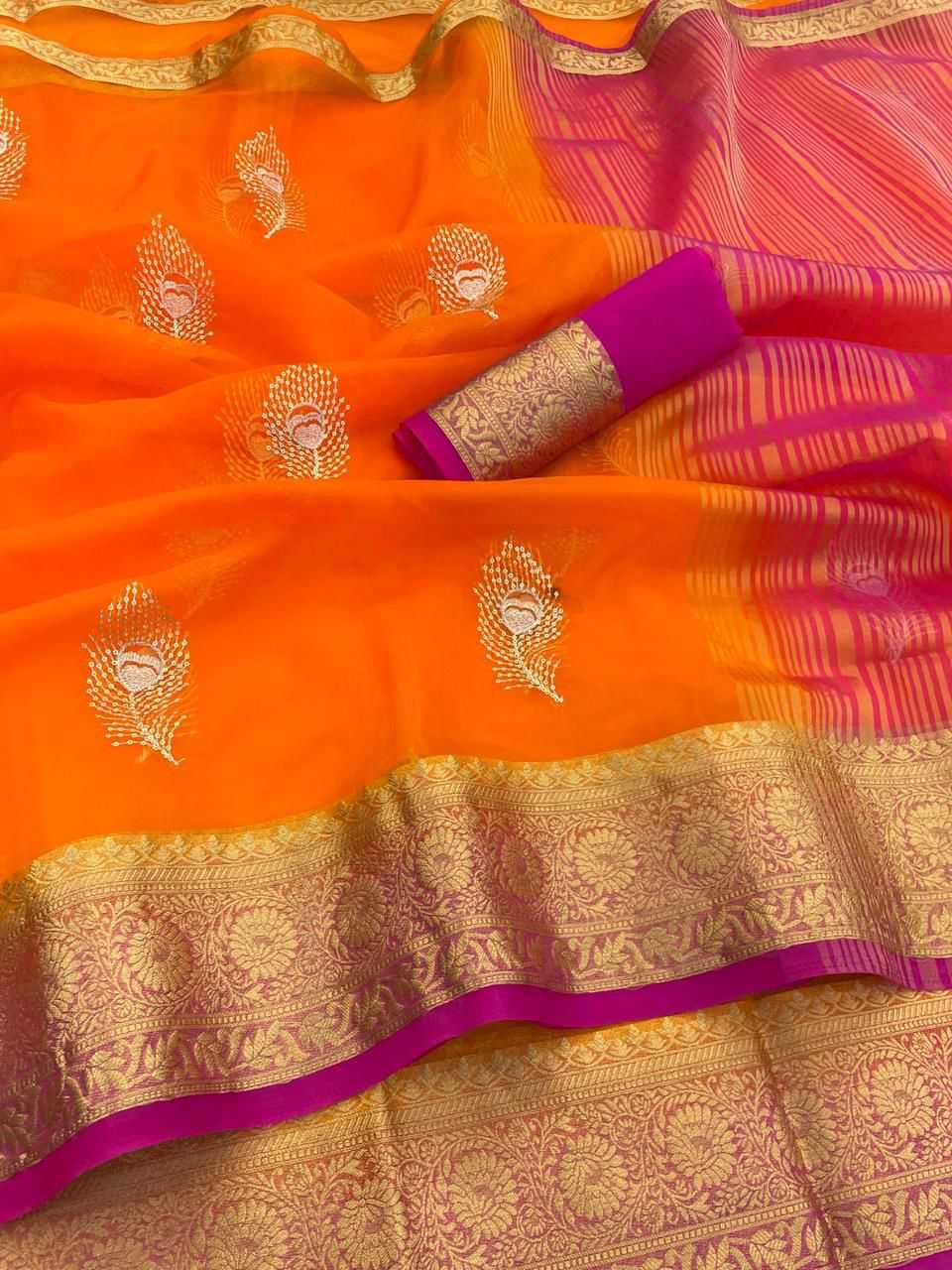 Jacquard Saree