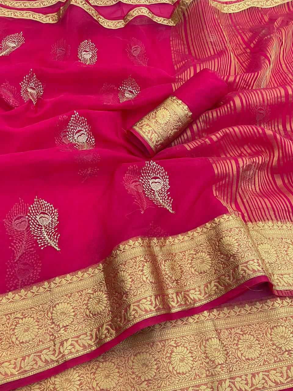 Jacquard Saree