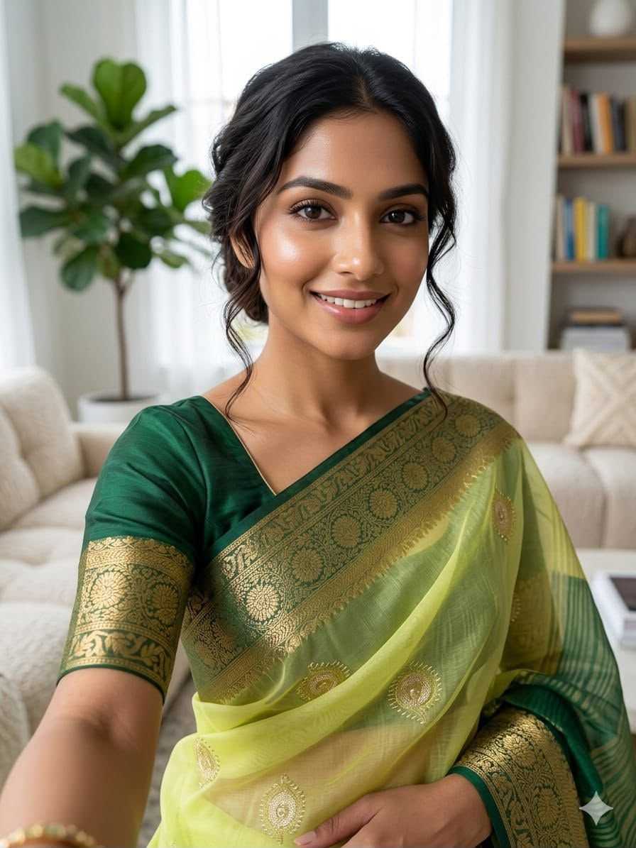 Jacquard Ready To Wear Saree