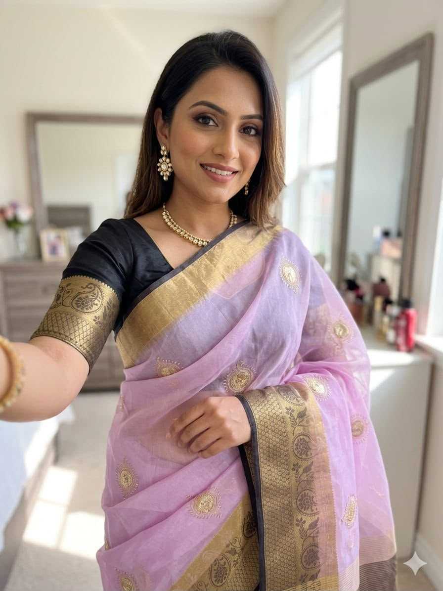 Jacquard Ready To Wear Saree