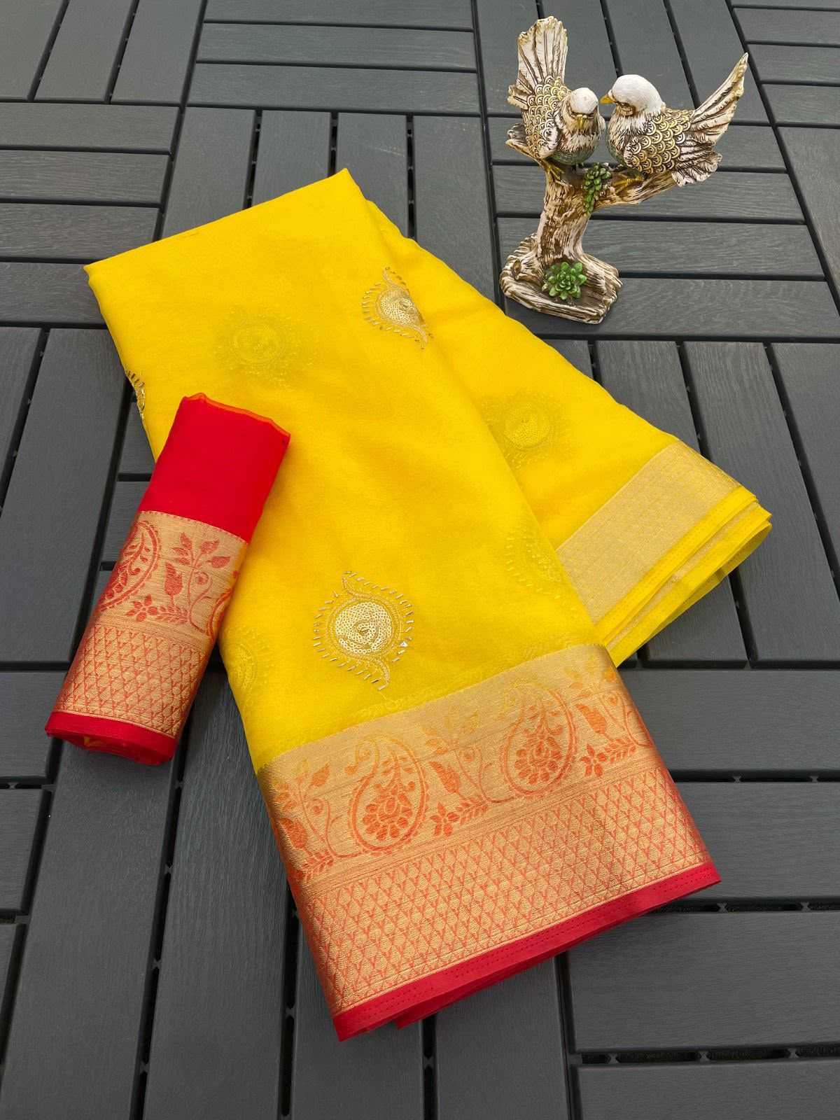 Jacquard Ready To Wear Saree