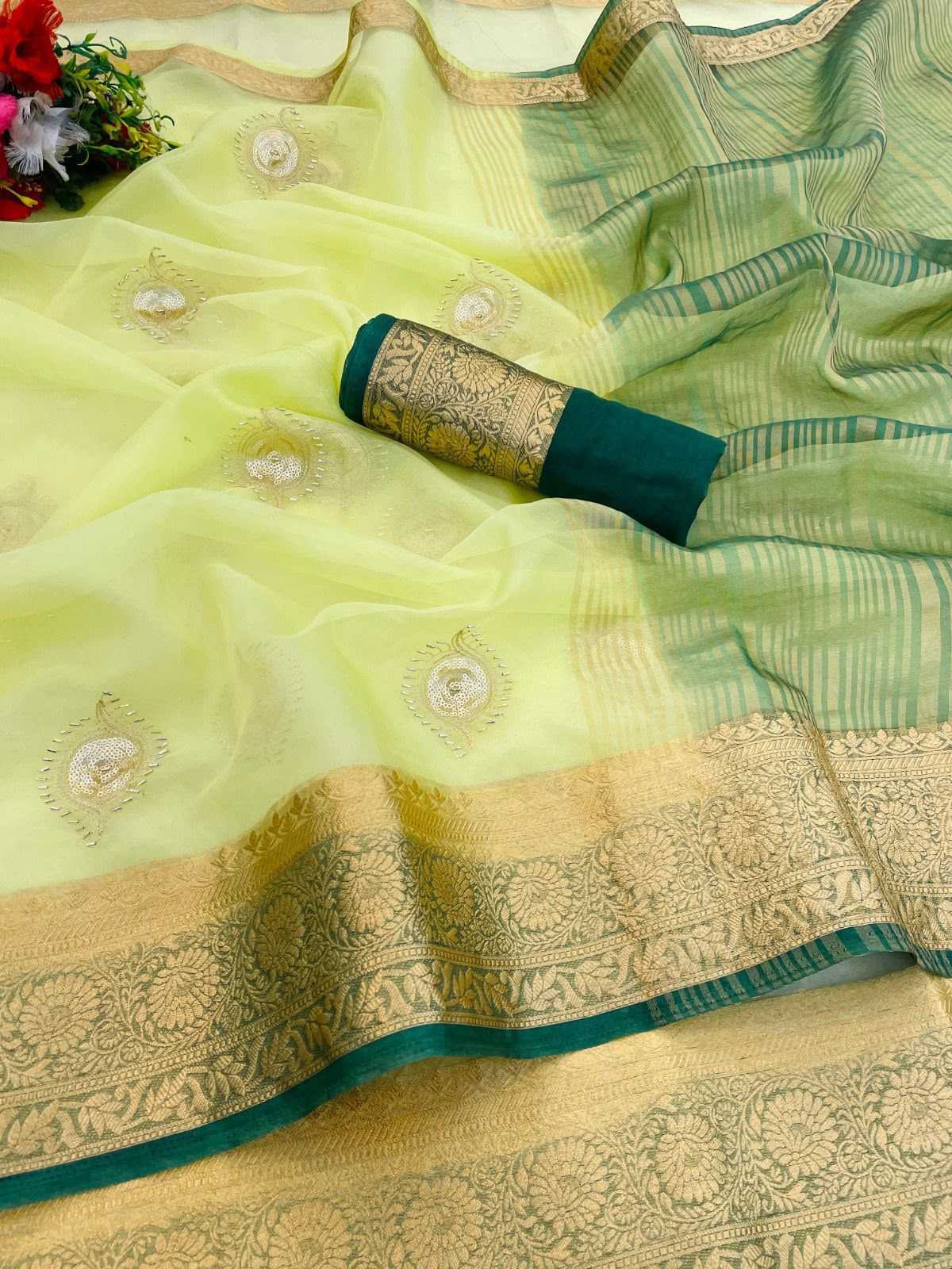 Jacquard Ready To Wear Saree