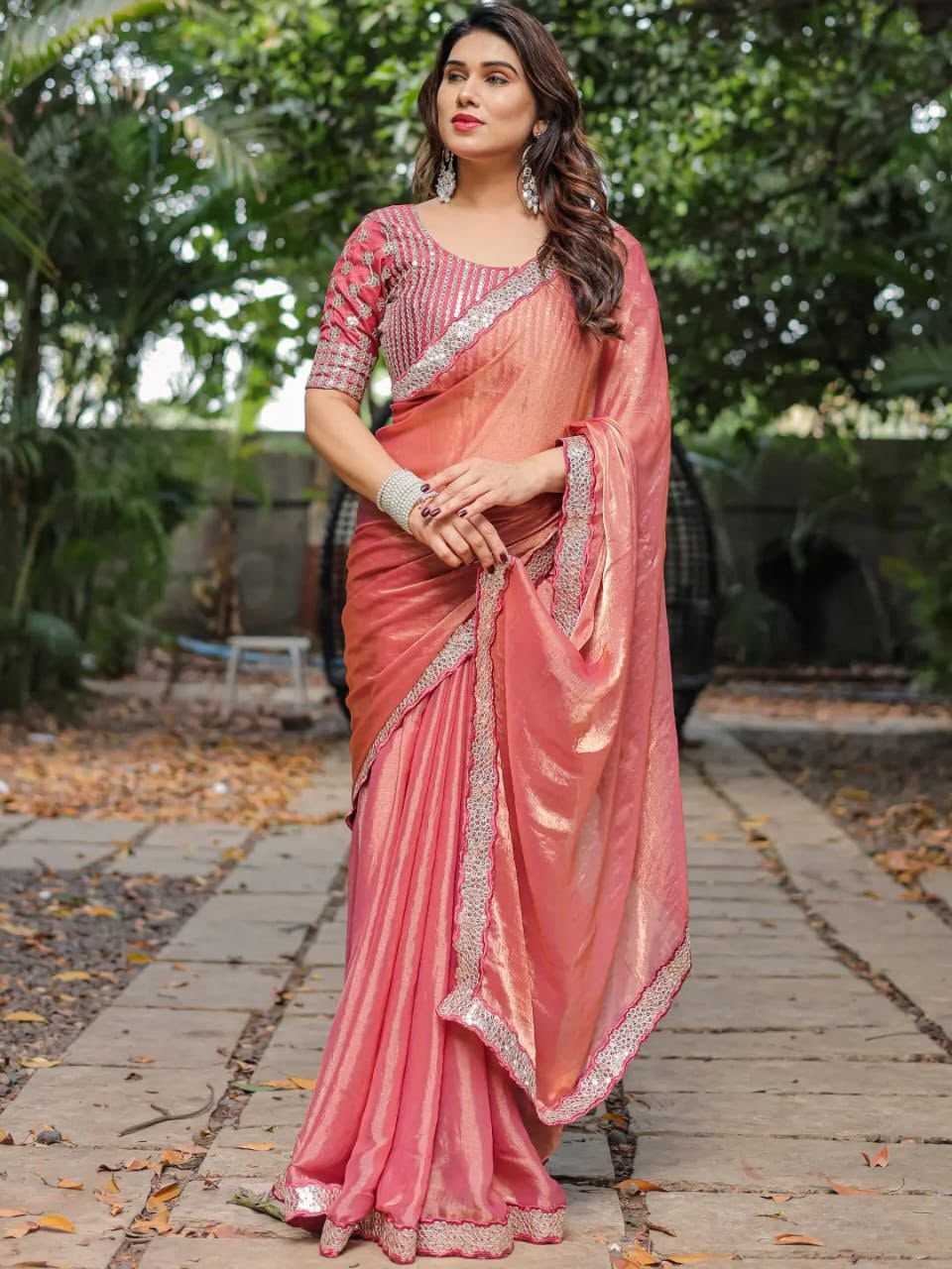 Chiffon Designer Saree
