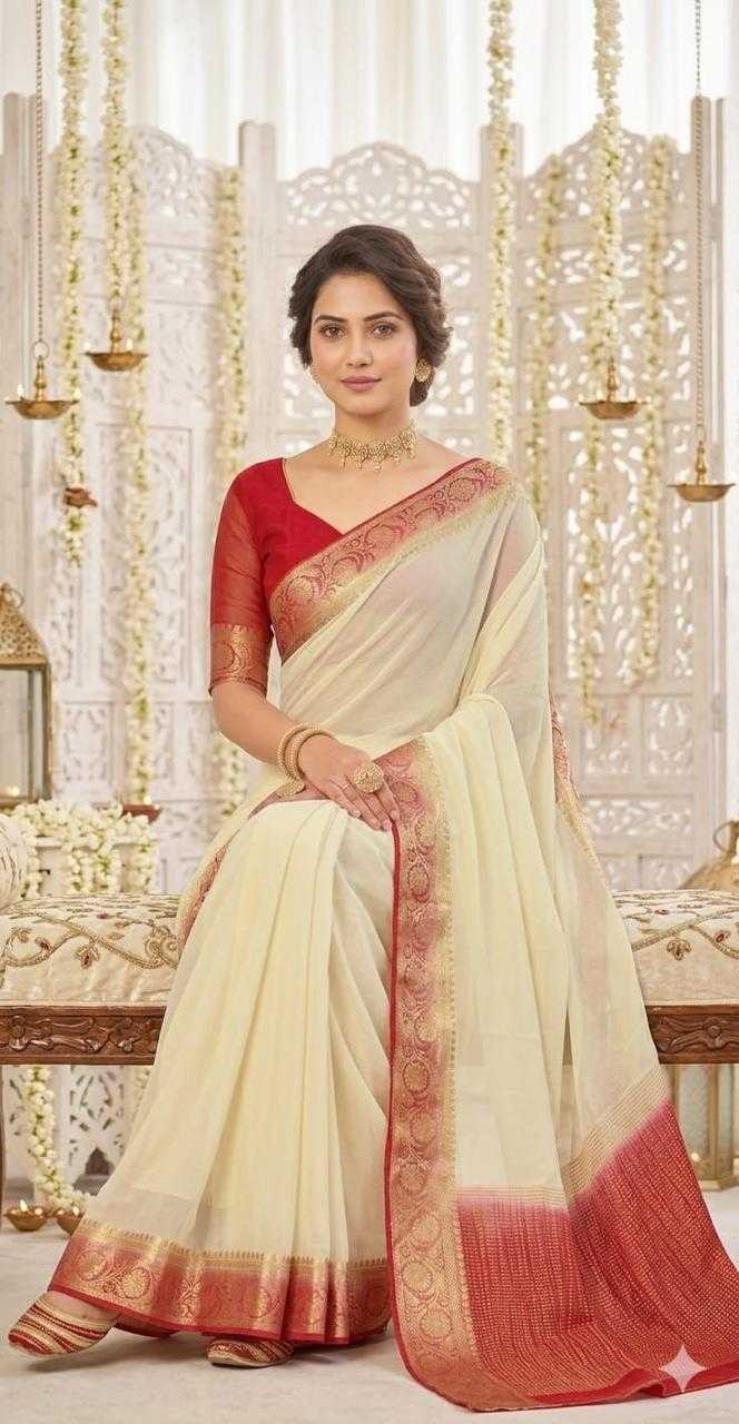 Nylon Designer Saree