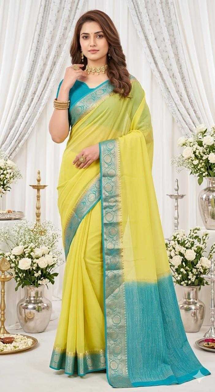 Nylon Designer Saree