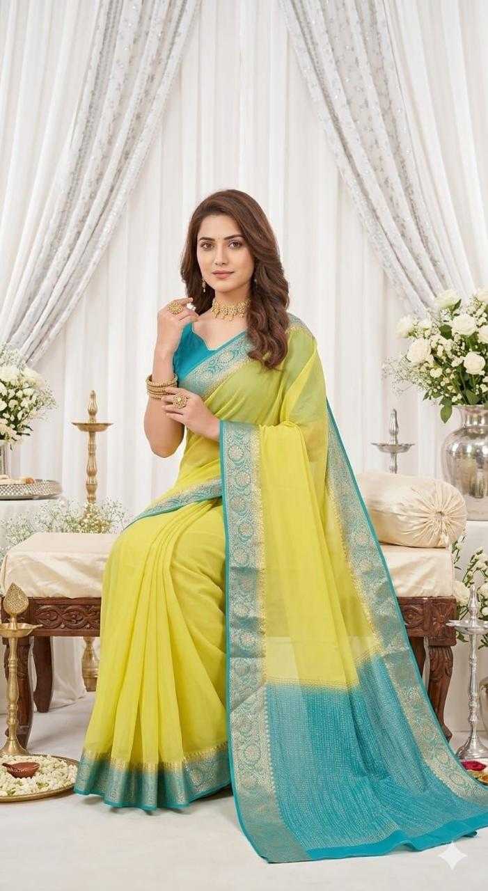 Nylon Designer Saree