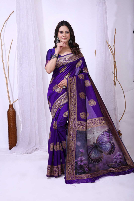 Aarohi Lichi Silk Soft Saree