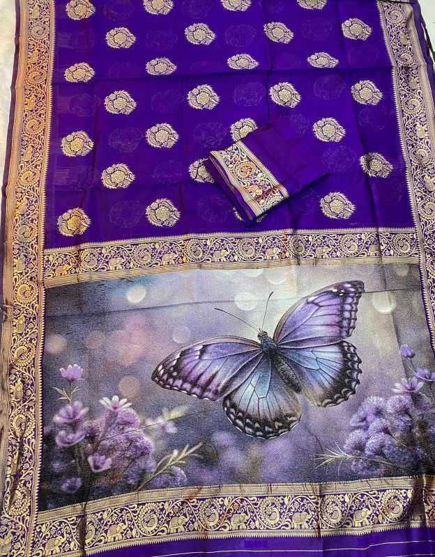 Aarohi Lichi Silk Soft Saree