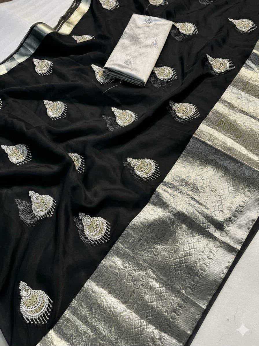 Avantika Jacquard Sequence Saree