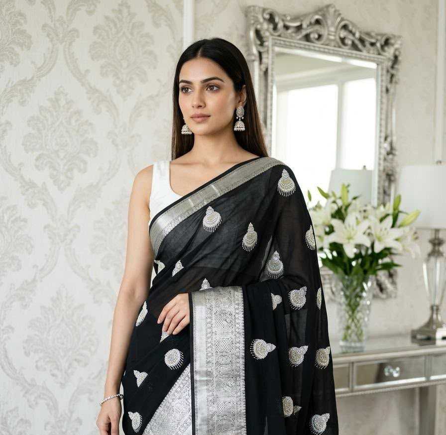 Avantika Jacquard Sequence Saree