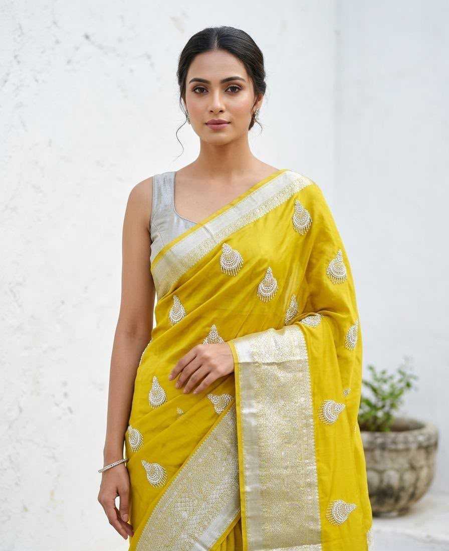 Avantika Jacquard Sequence Saree