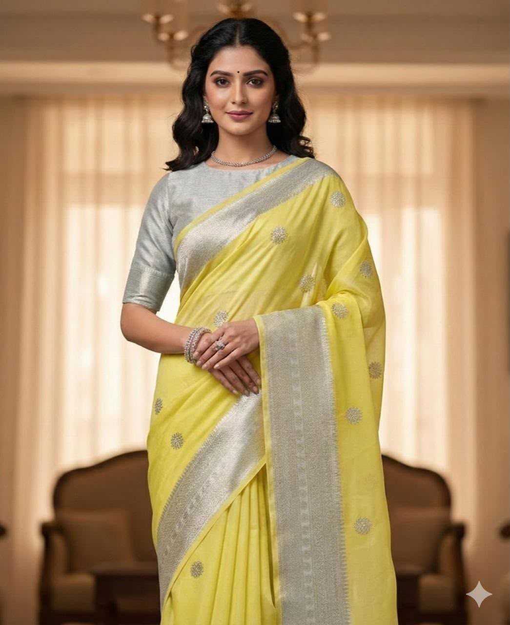 Avantika Jacquard Sequence Saree