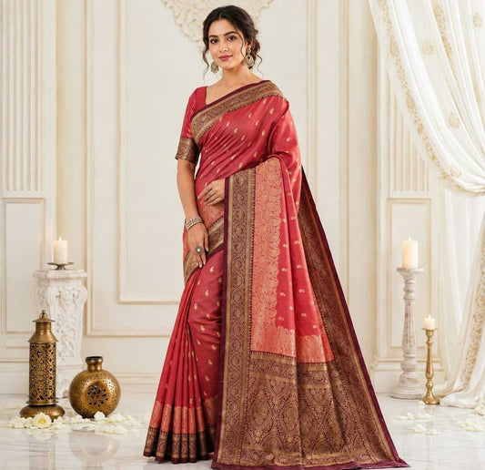Brinda Lichi Silk Soft Saree