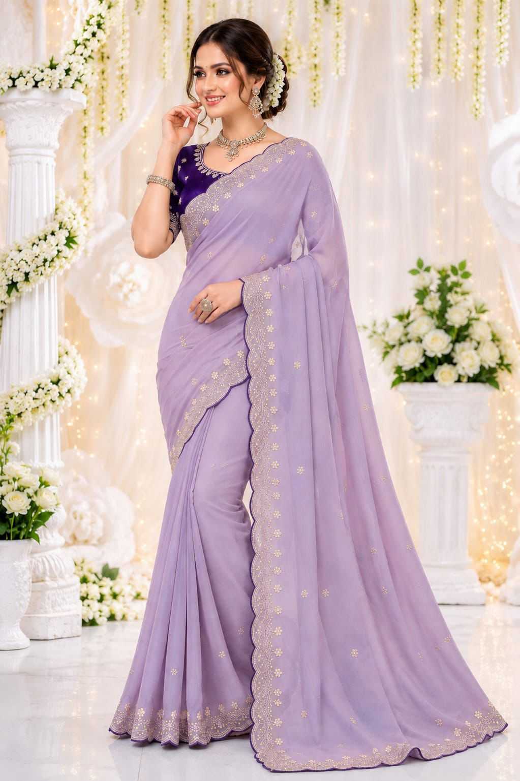 Georgette Designer Saree