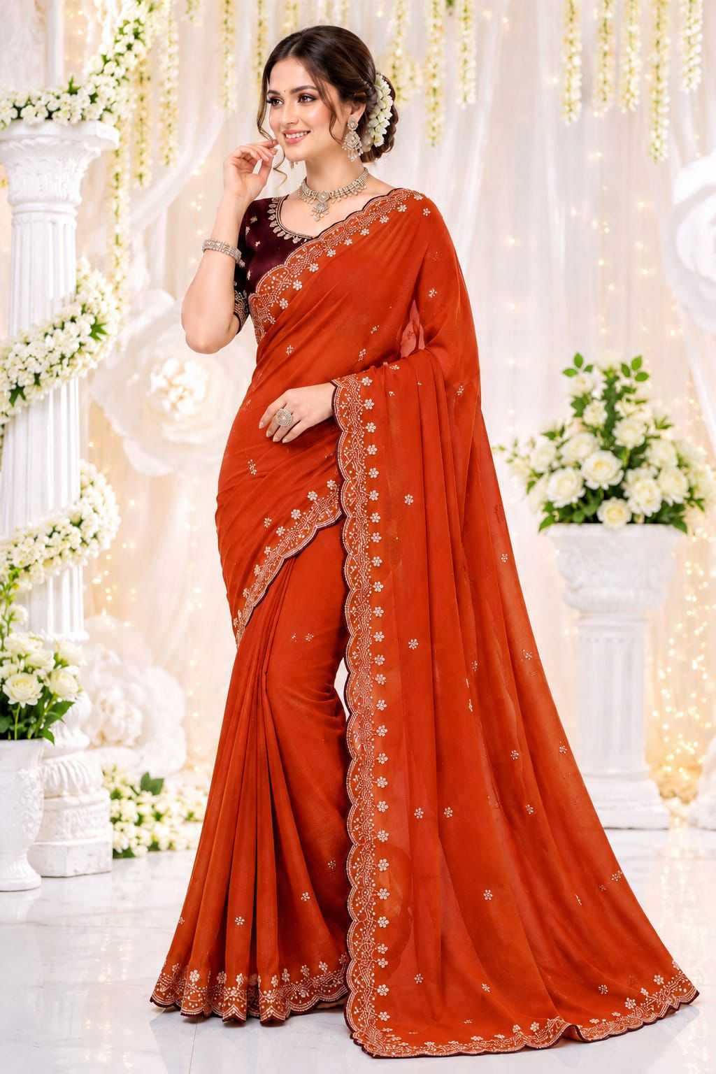 Georgette Designer Saree