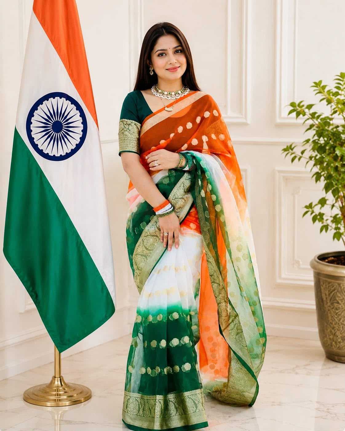 Organza Saree