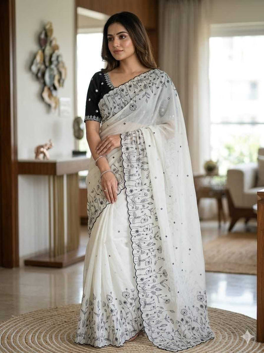 Georgette Designer Saree