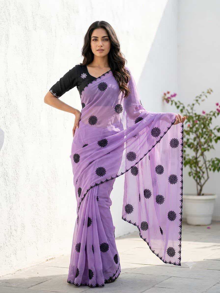Georgette Designer Saree