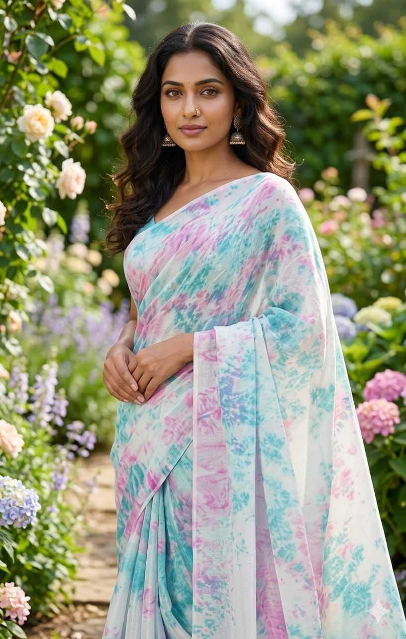 Chinon Designer Saree