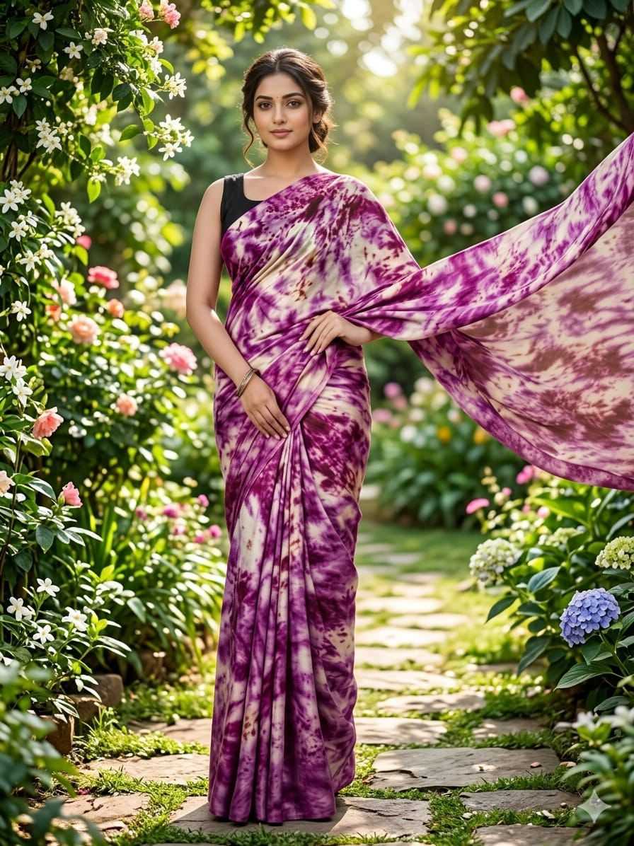 Chinon Designer Saree
