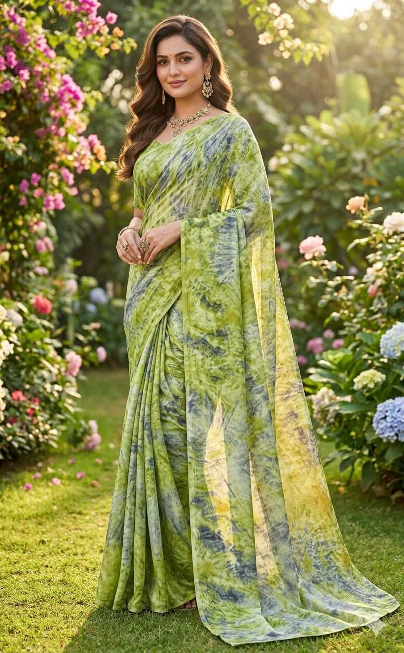 Chinon Designer Saree