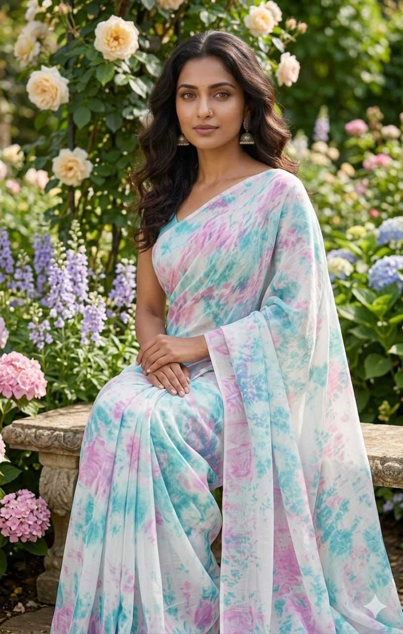 Chinon Designer Saree